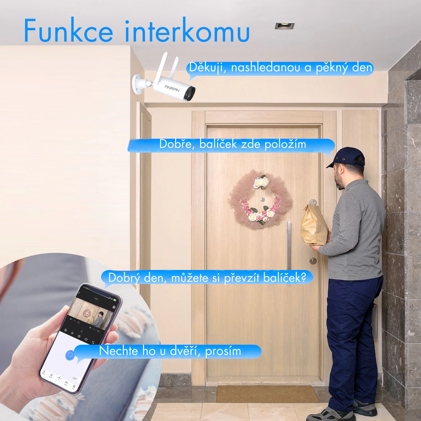 Funkce interkomu